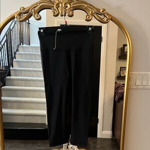 lululemon athletica Black High-Waist Cropped swim cover-up paddle boarding pants